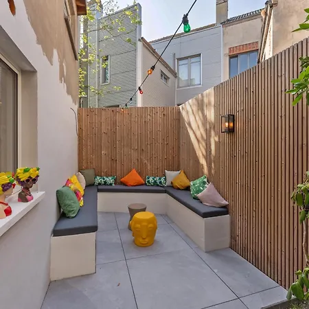 Prachtig, Moderne En Stijlvolle Gezinswoning 6p 펜션 오스텐드